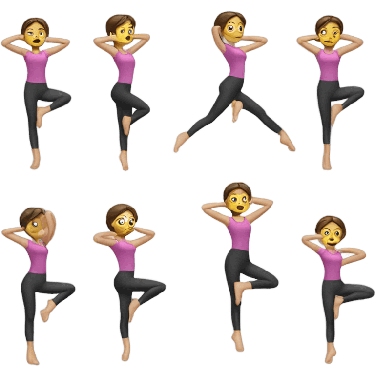 Stretch woman emoji