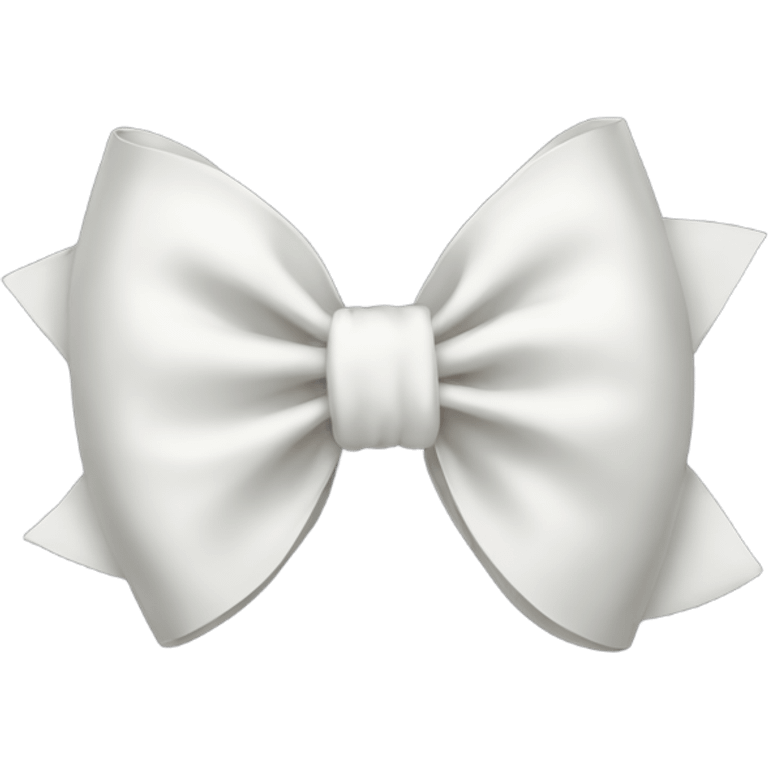 White bow emoji