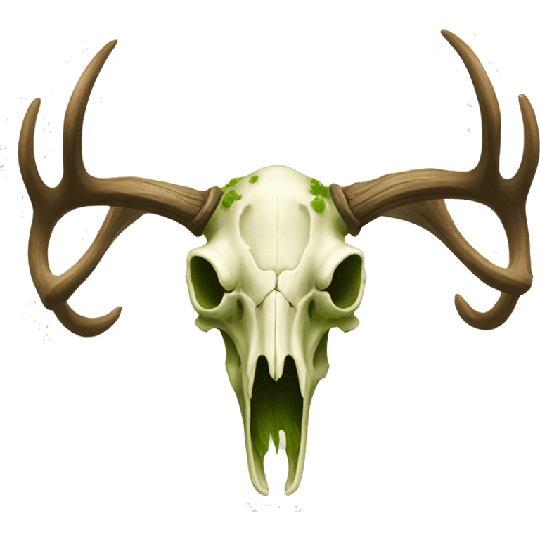 Mossy elk skull emoji emoji