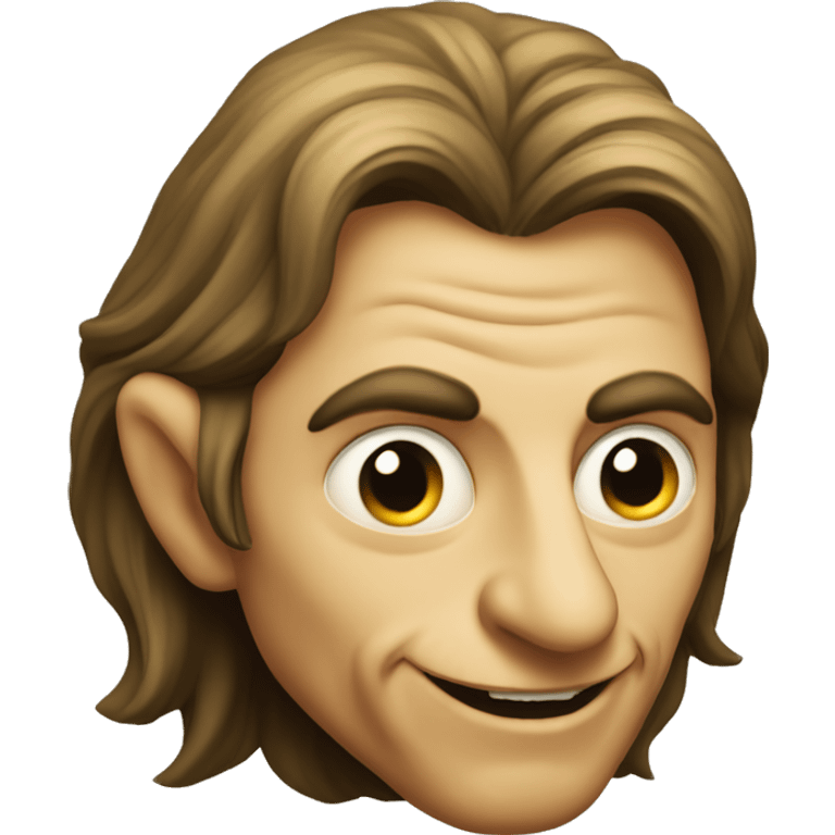 Rumpelstiltskin with a big nose emoji