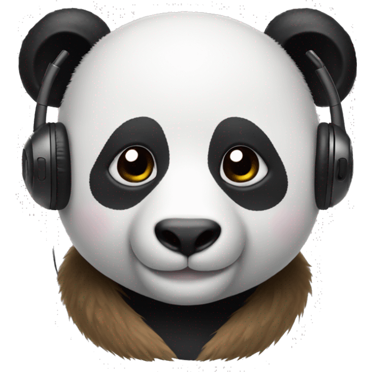 panda with airpods max emoji