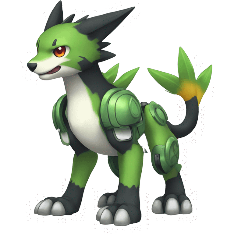 cute cool edgy shiny Digimon-Fakemon-animal full body emoji