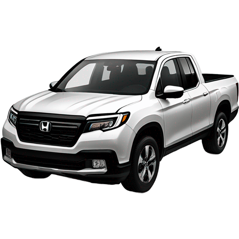 White Honda ridgeline  emoji