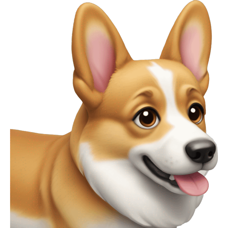 A cute corgi dog emoji