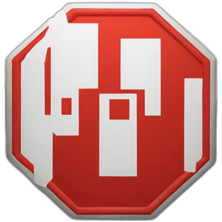 stop sign no more build emoji