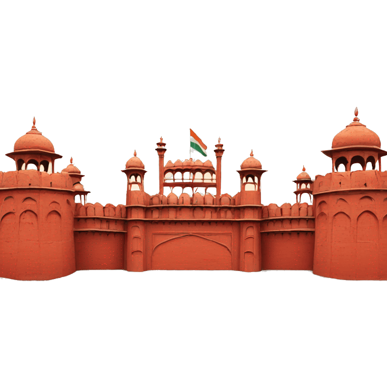 Red fort  emoji