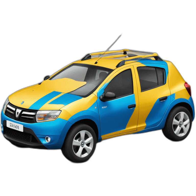 2013 dacia sandero transforming into robot emoji