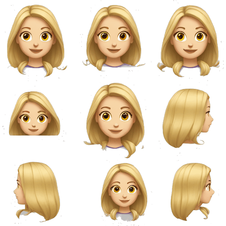 Girl, hair blonde in wheelchair emoji