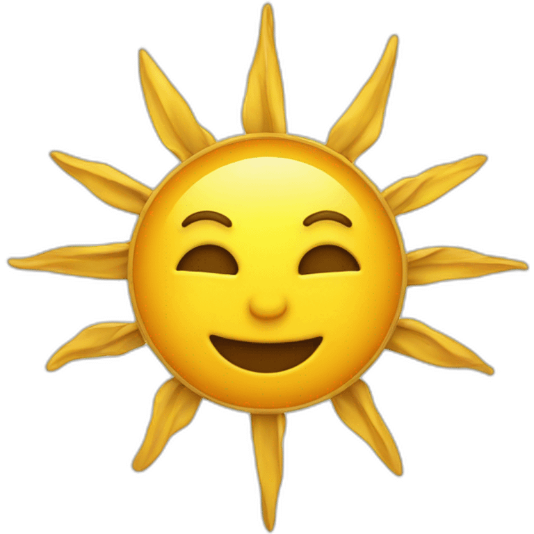 panneau solaire heureux emoji