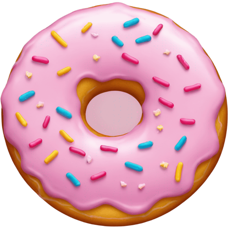 Donut pink emoji