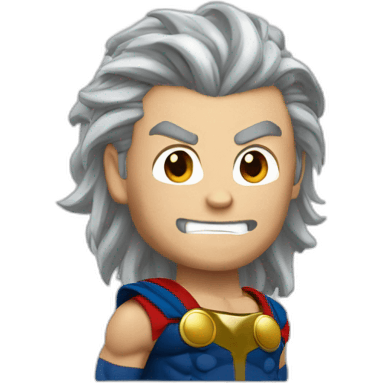 thor with goku hair emoji