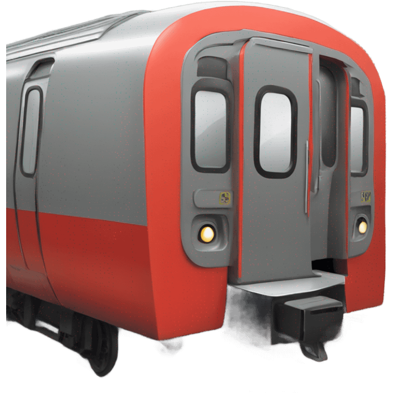 london underground train car side , from the side view emoji