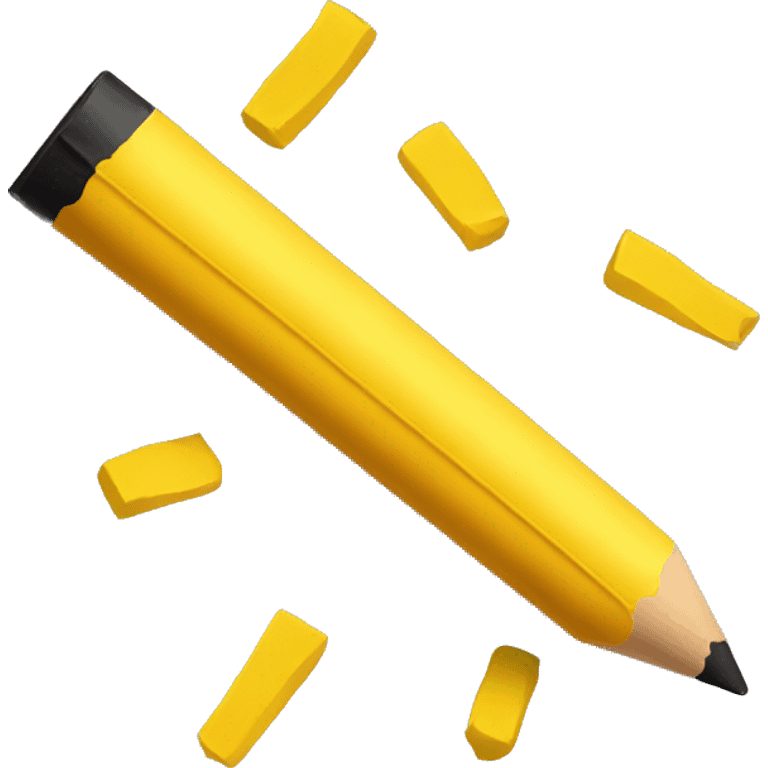 yellow crayon emoji