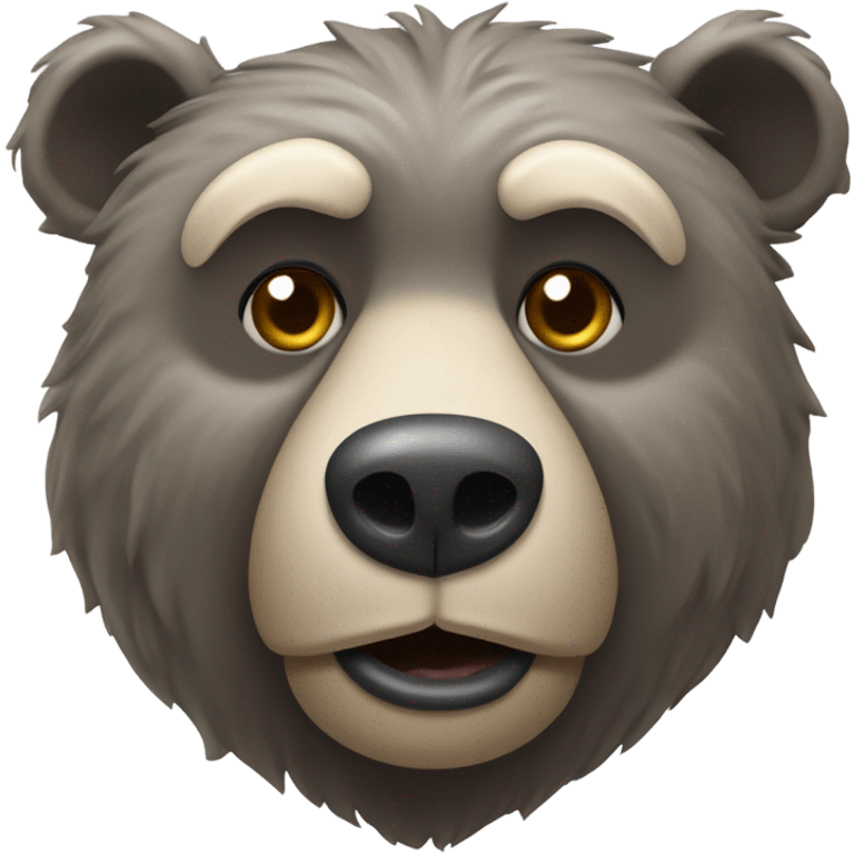 Old bear emoji