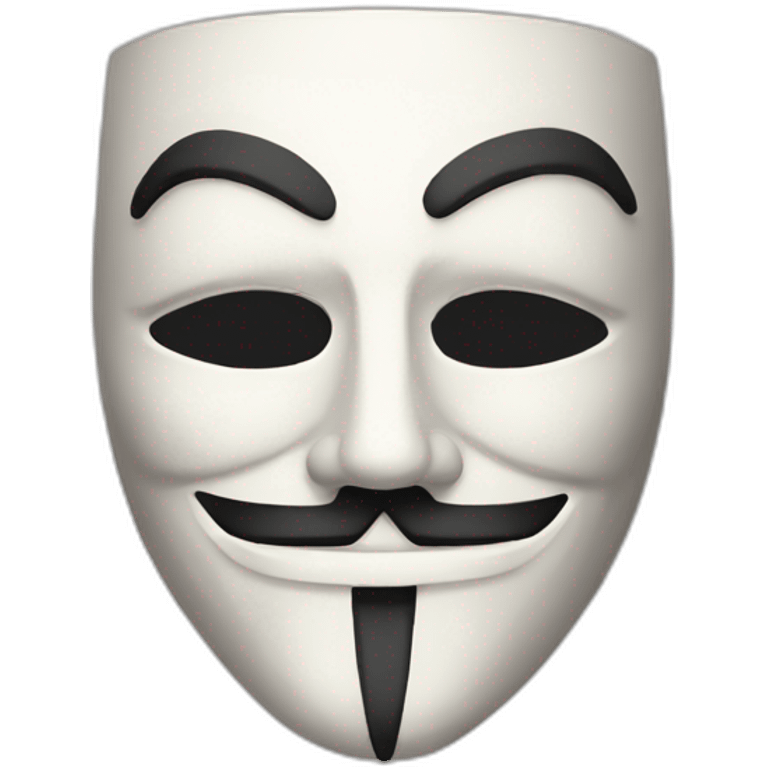 anonymous mask emoji