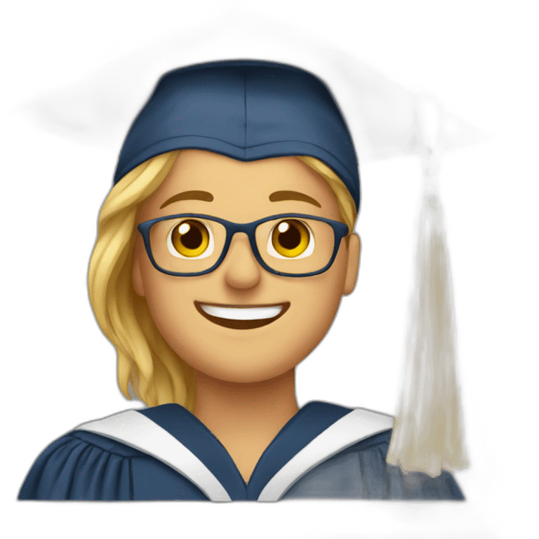 Happy graduate emoji emoji