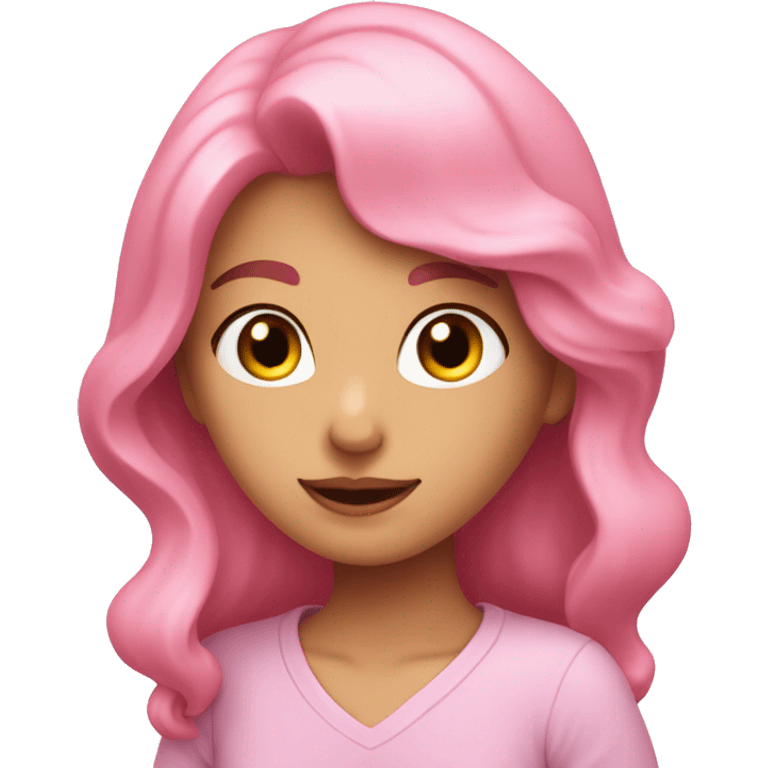 corazón rosa pastel emoji