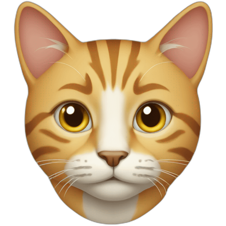 Clever cat emoji