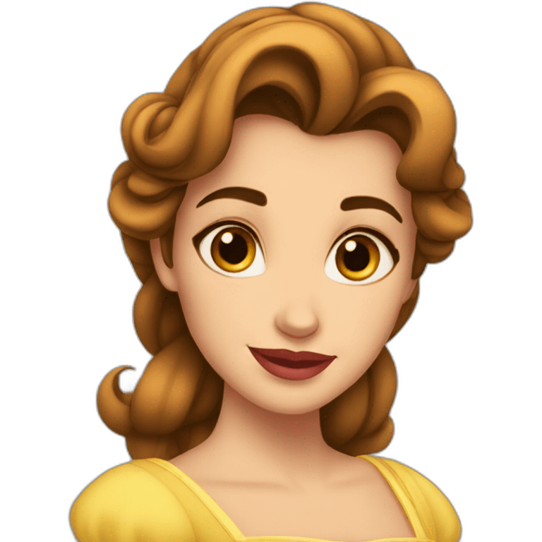 Belle Disney emoji