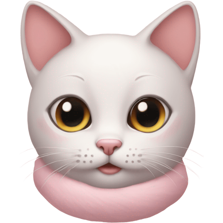 cat house soft pink cute emoji