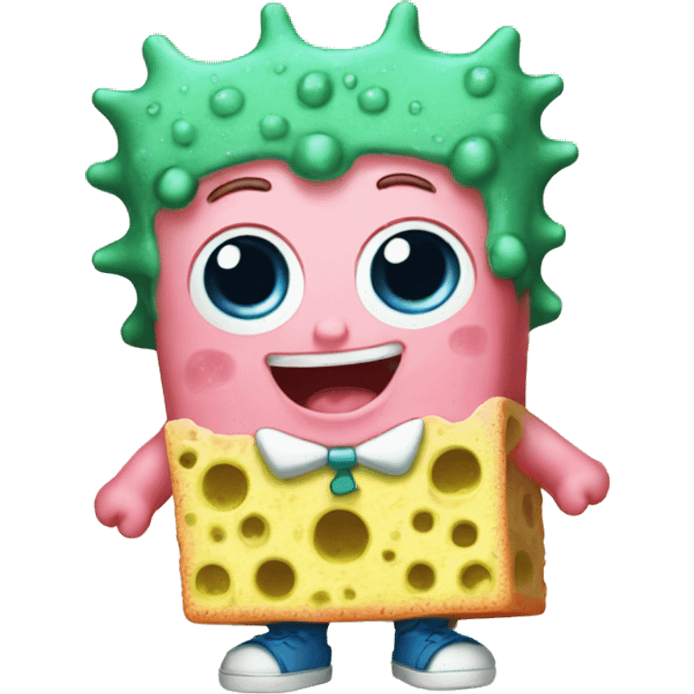 cute baby sponge bob emoji