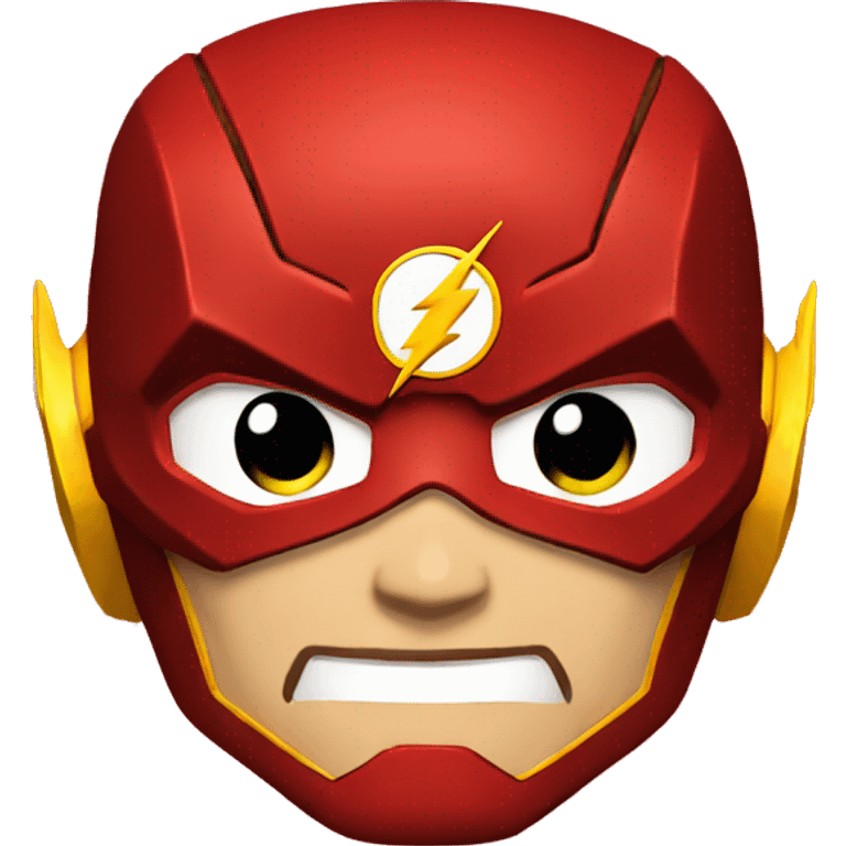 The Flash logo emoji