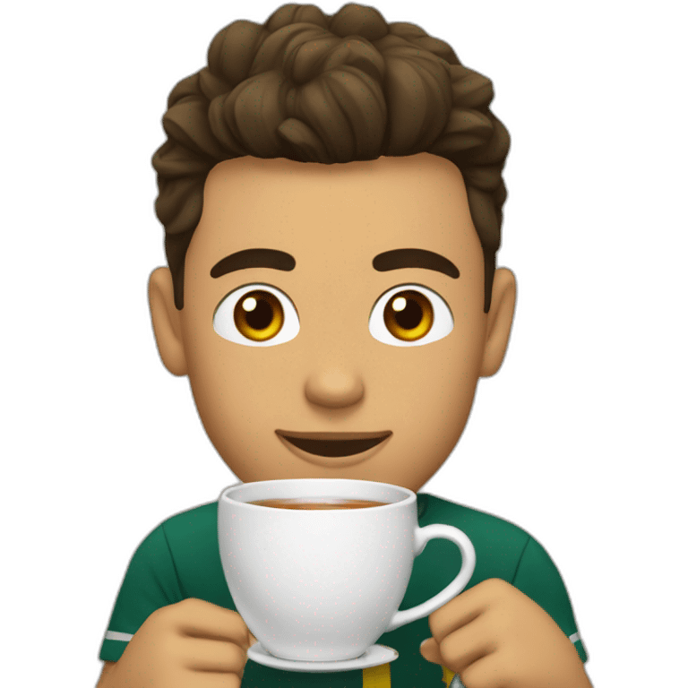 Cristano Ronaldo Drink Tea emoji