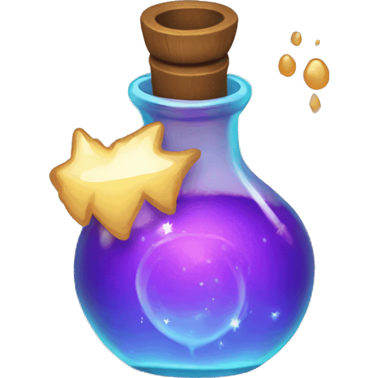 Magic potion cute emoji