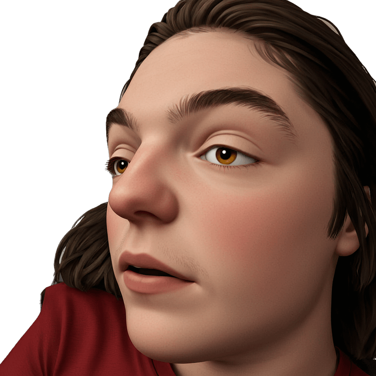 realistic portrait of a boy emoji