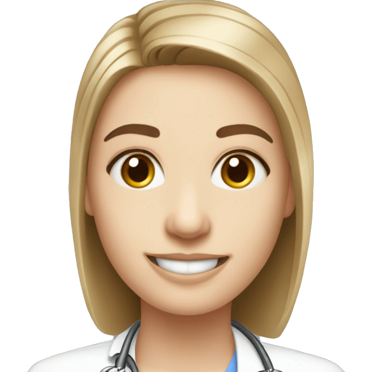 Smiling dermatologist ￼ emoji