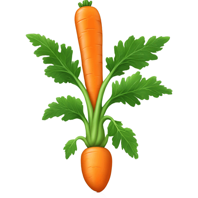 Giant carrot emoji