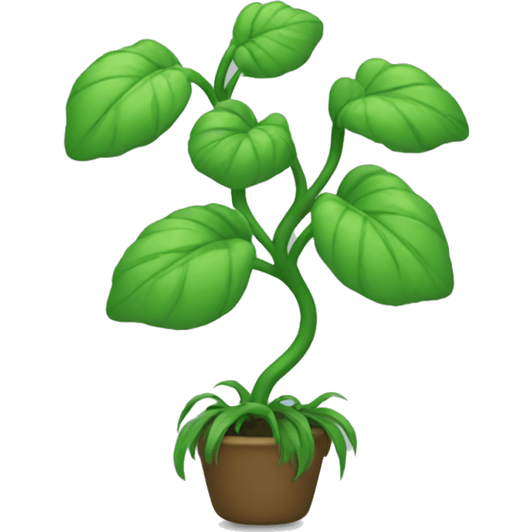 Flowing plant emoji