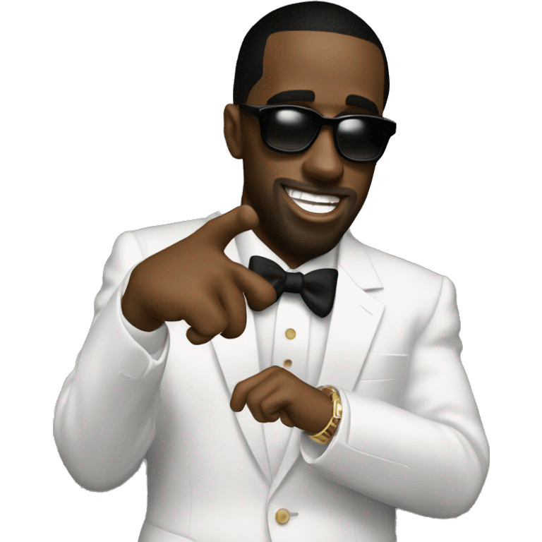 P Diddy partying emoji