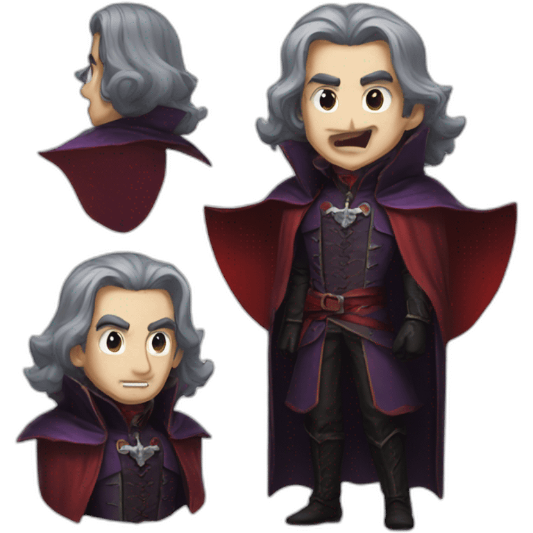 Dracula from Castlevania emoji