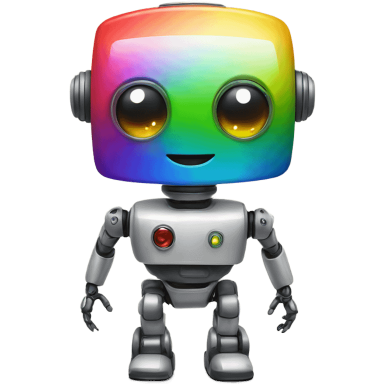 rainbow robot  emoji