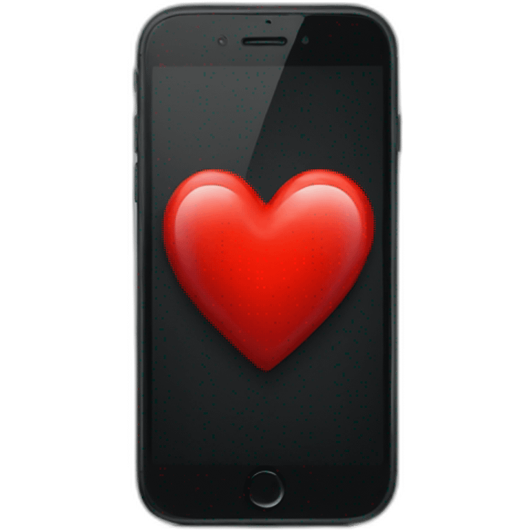 iphone red heart emoji