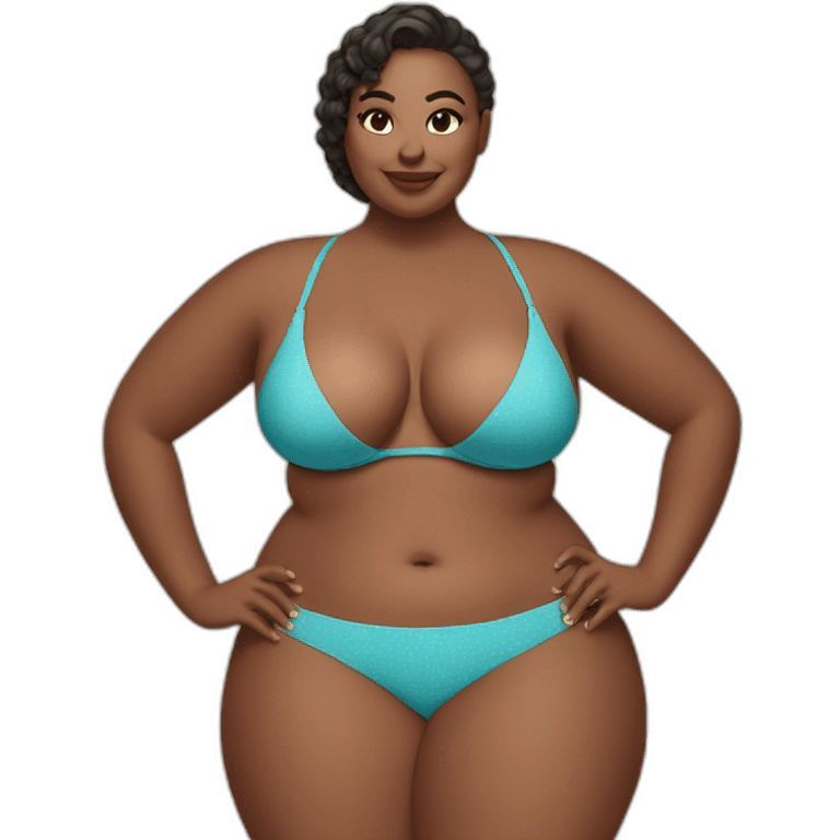 curvy bikini emoji