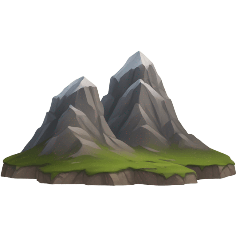 Two mountains emoji