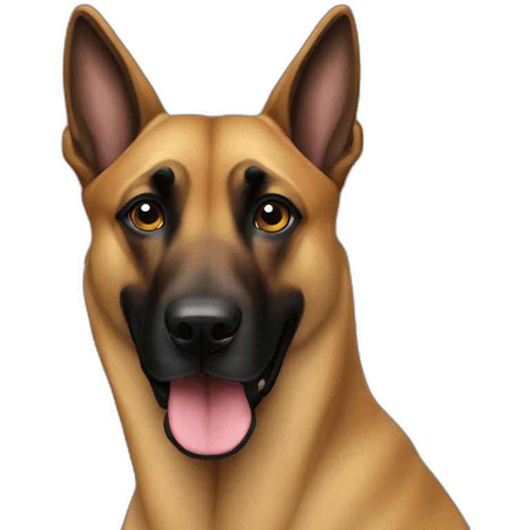 Un malinois emoji