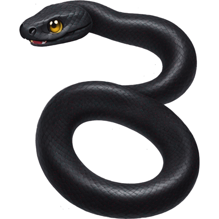 Black snake emoji