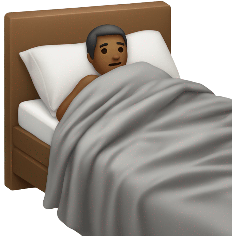 Bed with person in it emoji