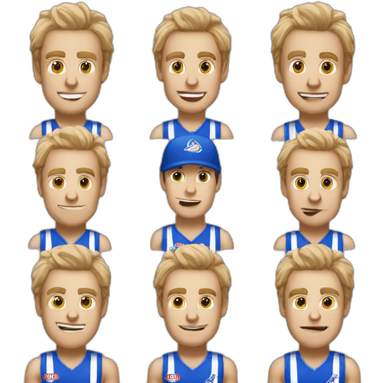 North Melbourne Aussie rules team emoji