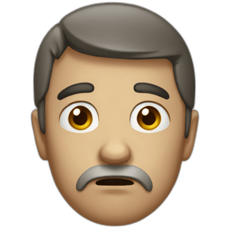 sad and old emoji