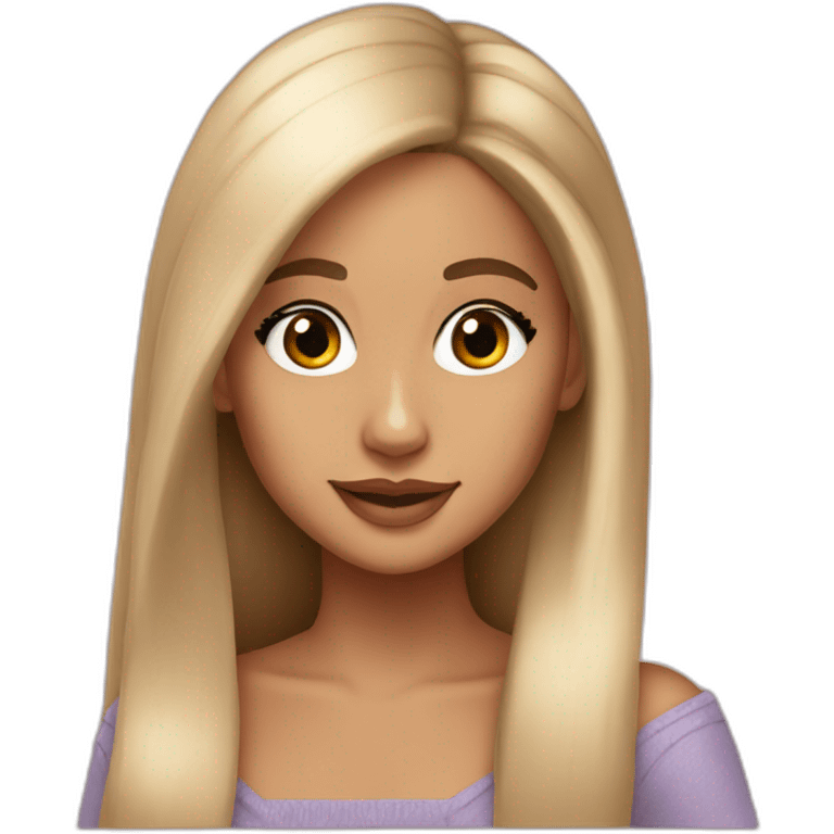 Ariana Grande, blonde emoji