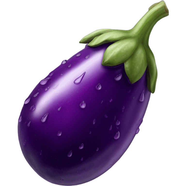 eggplant wet emoji