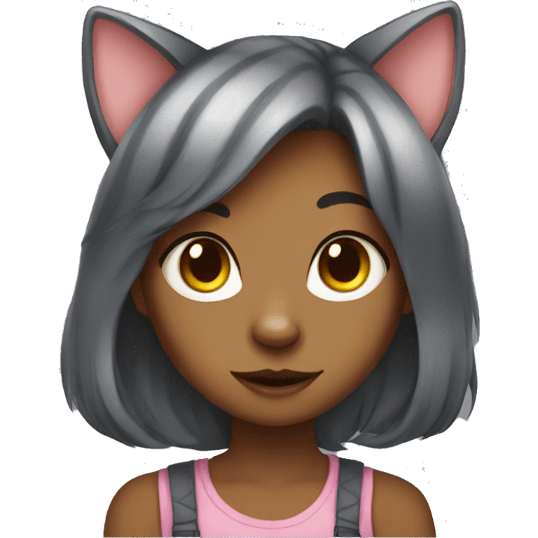 Cute Cat girl emoji