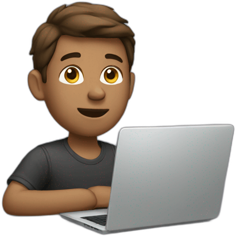 guy with laptop emoji