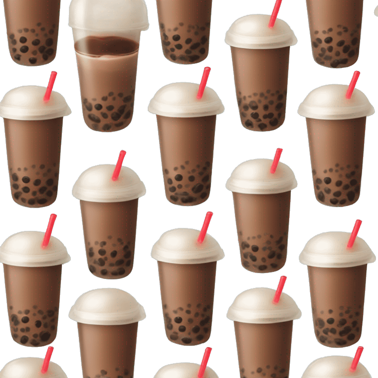 bubble tea chocolate emoji