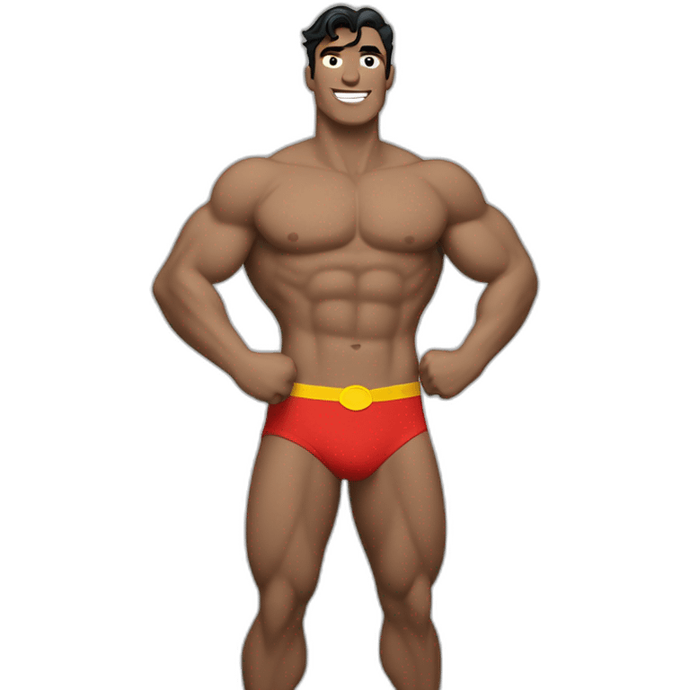 superman in speedo emoji