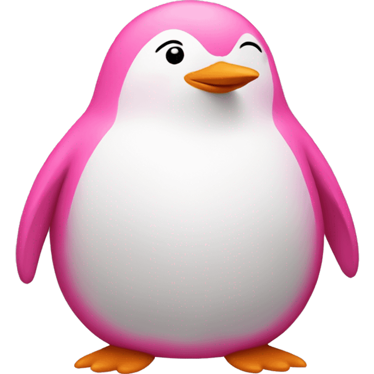 pink fat penguin emoji